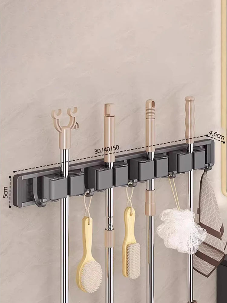 Mop and Broom Organizer