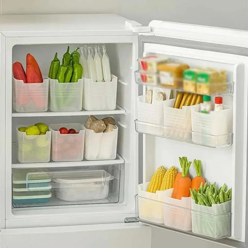 1/5PCS Refrigerator Storage Boxes Food Fresh Organizer