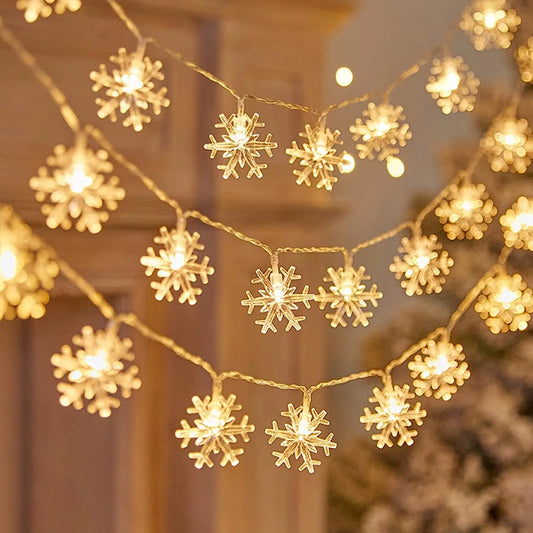 Snowflake LED String Fairy Light