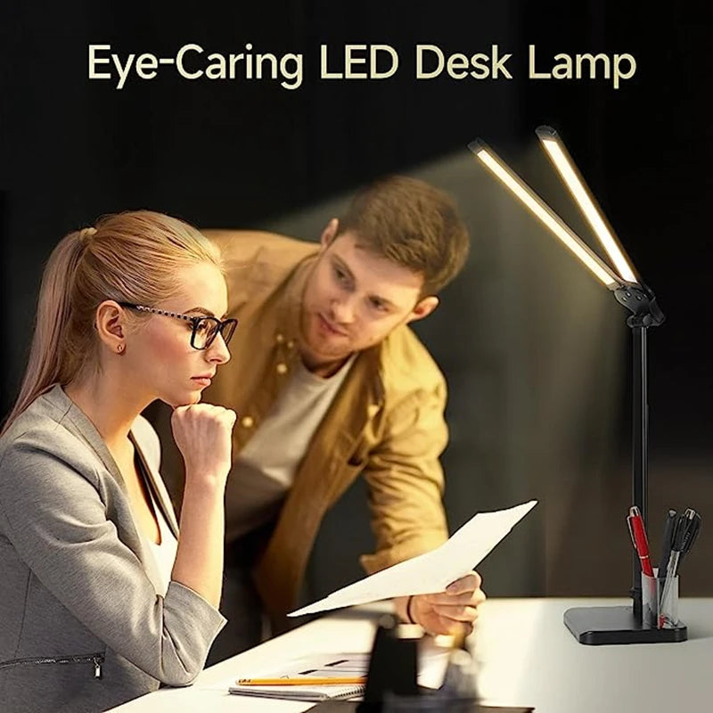 Desk Lamp with Dual Head