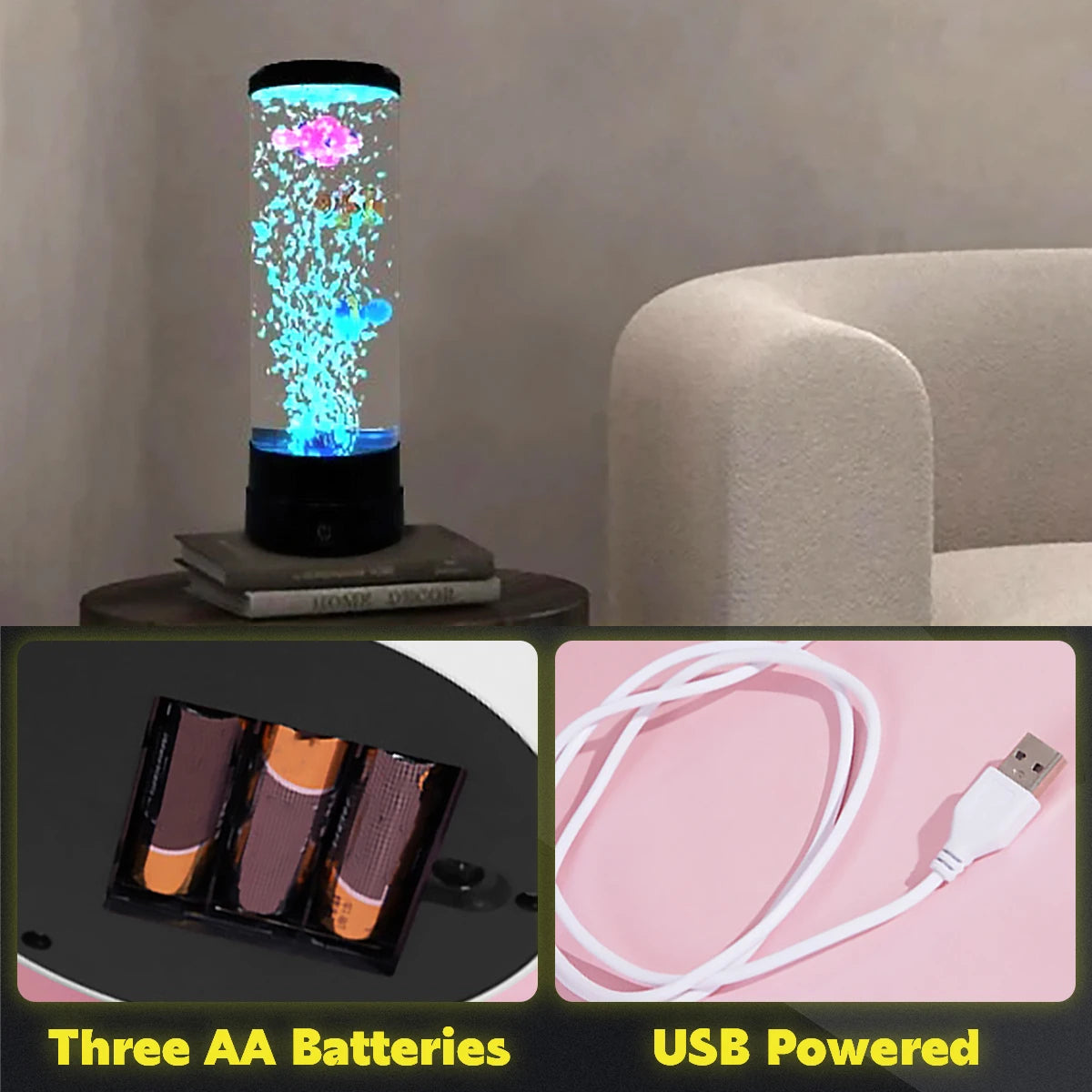 LED Fish Lamp Kit Multi-Color