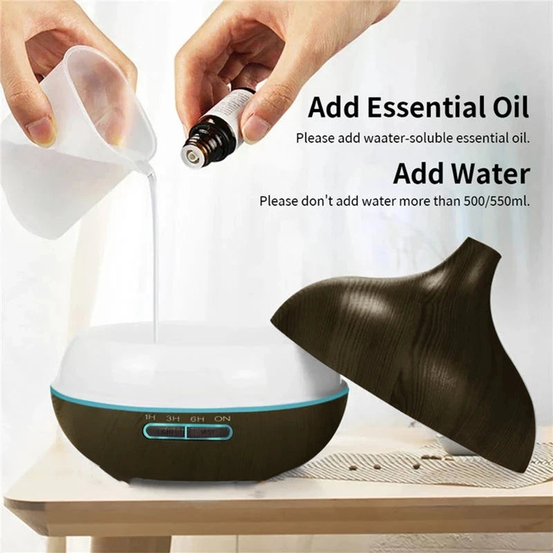 Wood Color USB Aroma Diffuser