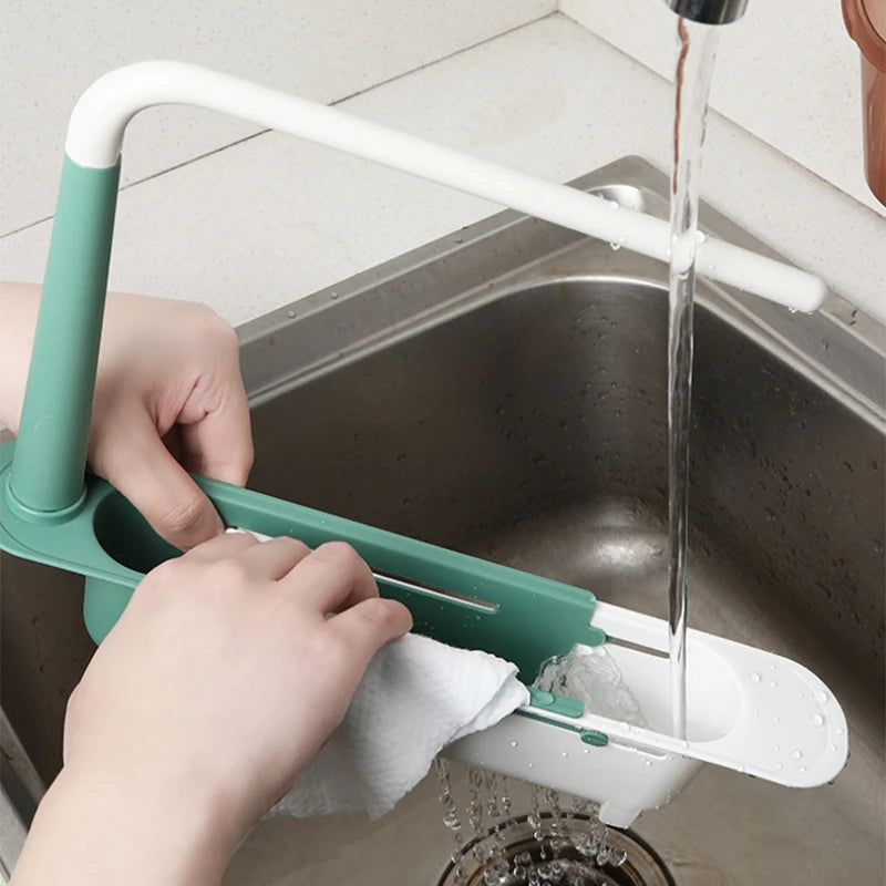 Telescopic Sink Shelf Kitchen