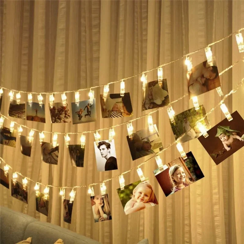 LED Photo Clip Fairy String lights