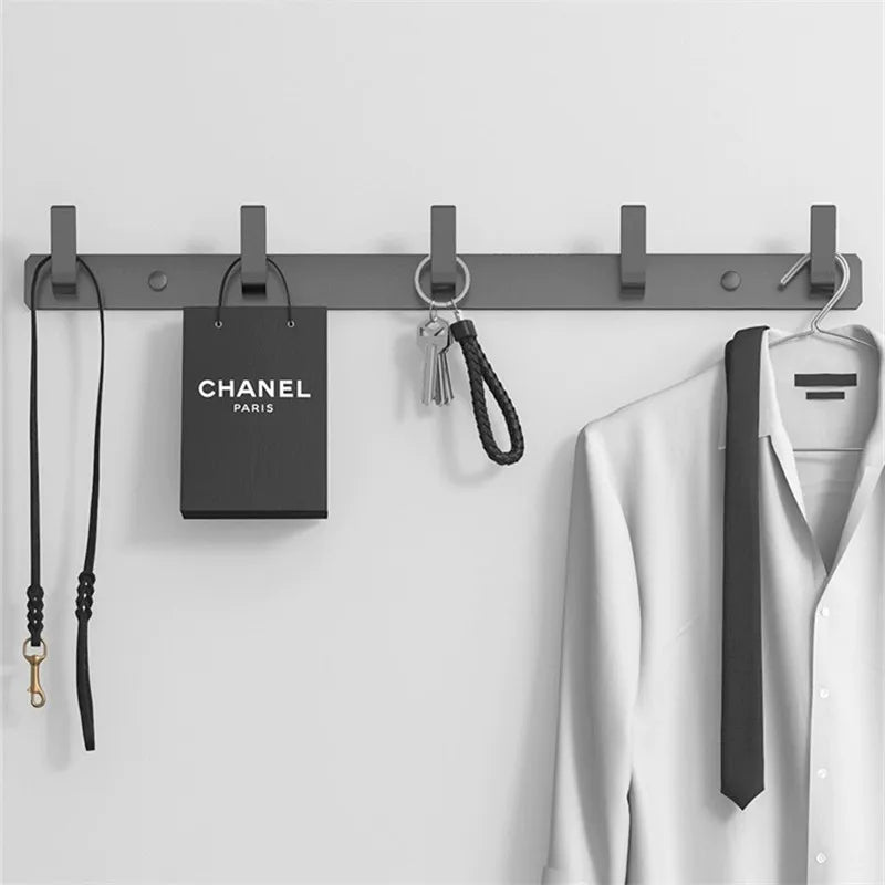 Wall Mounted Gray Towel Hanger