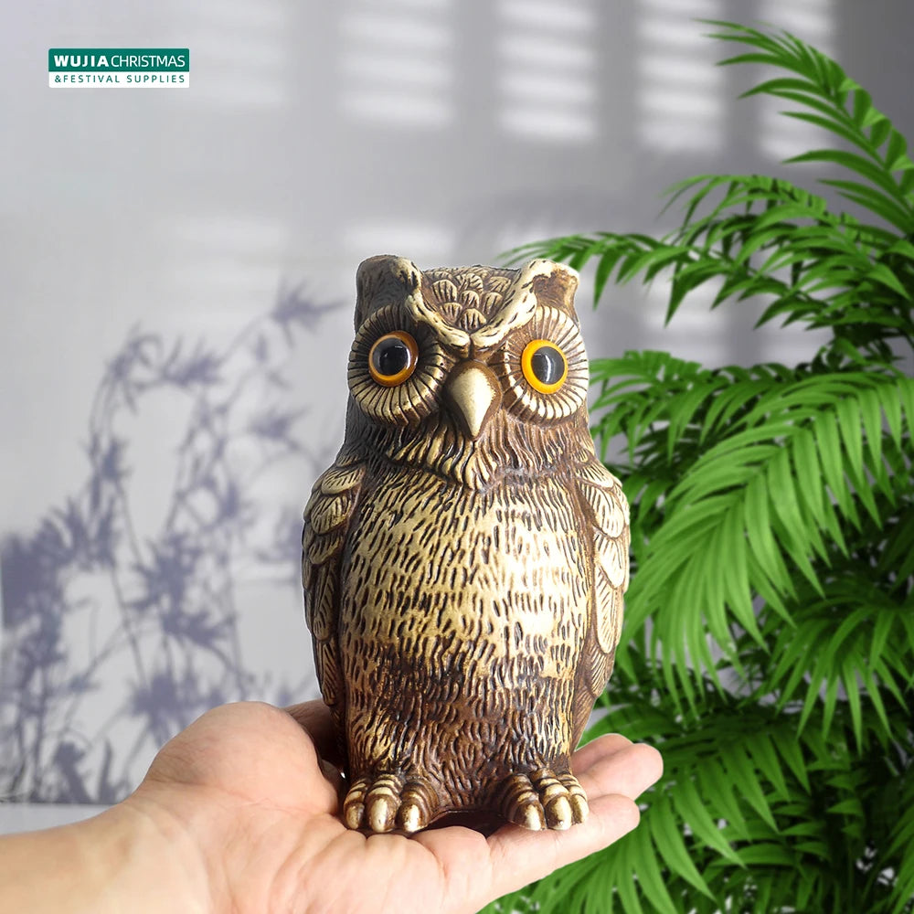 Garden Decor Realistic Owl