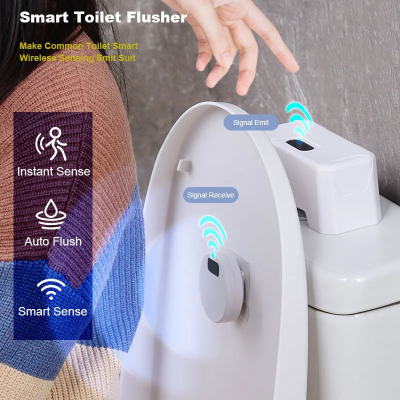 Automatic Toilet Flush Button Induction