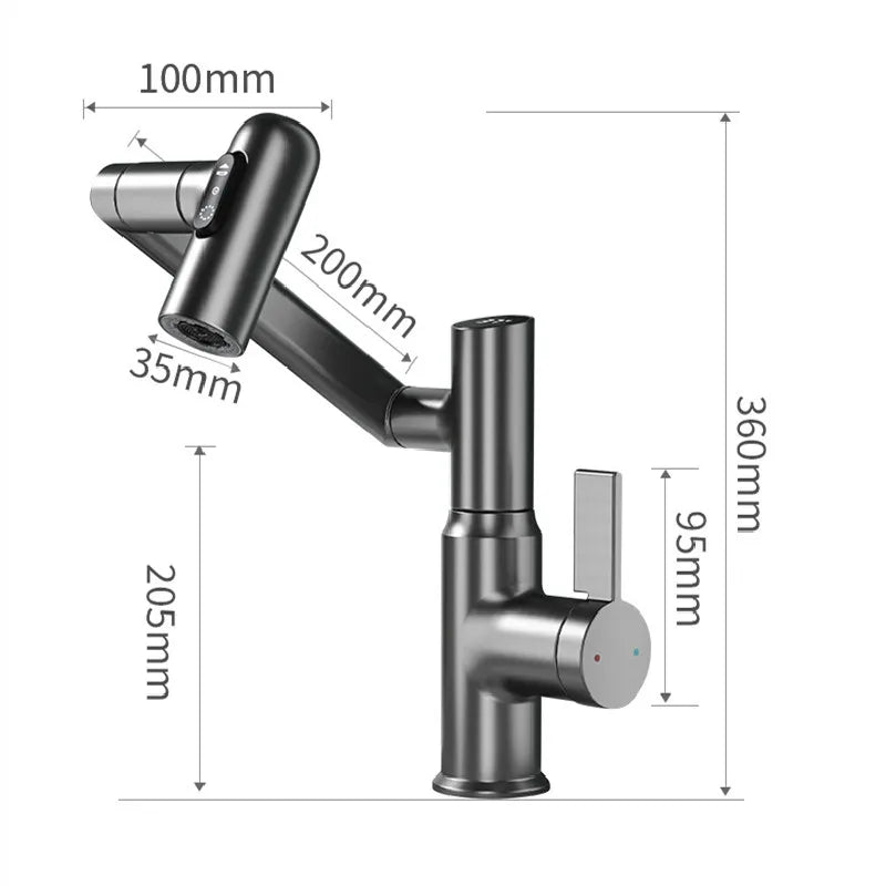 Digital Display LED Basin Faucet