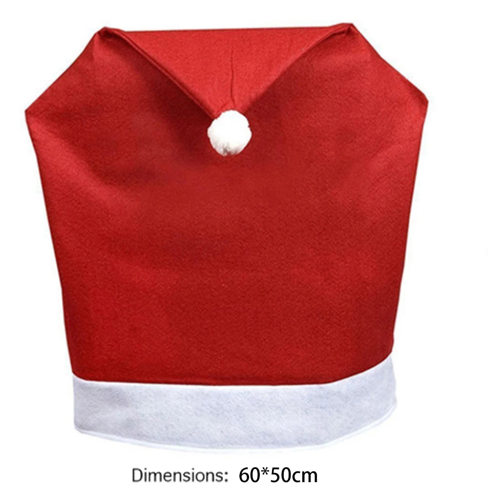 Red Christmas Chair Cover