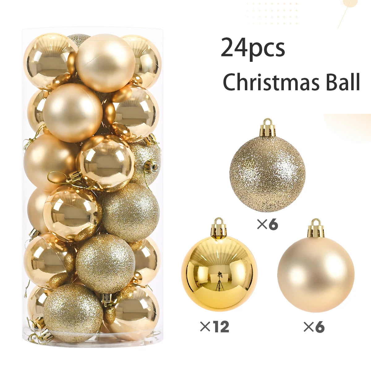 24pcs 3cm Christmas Balls