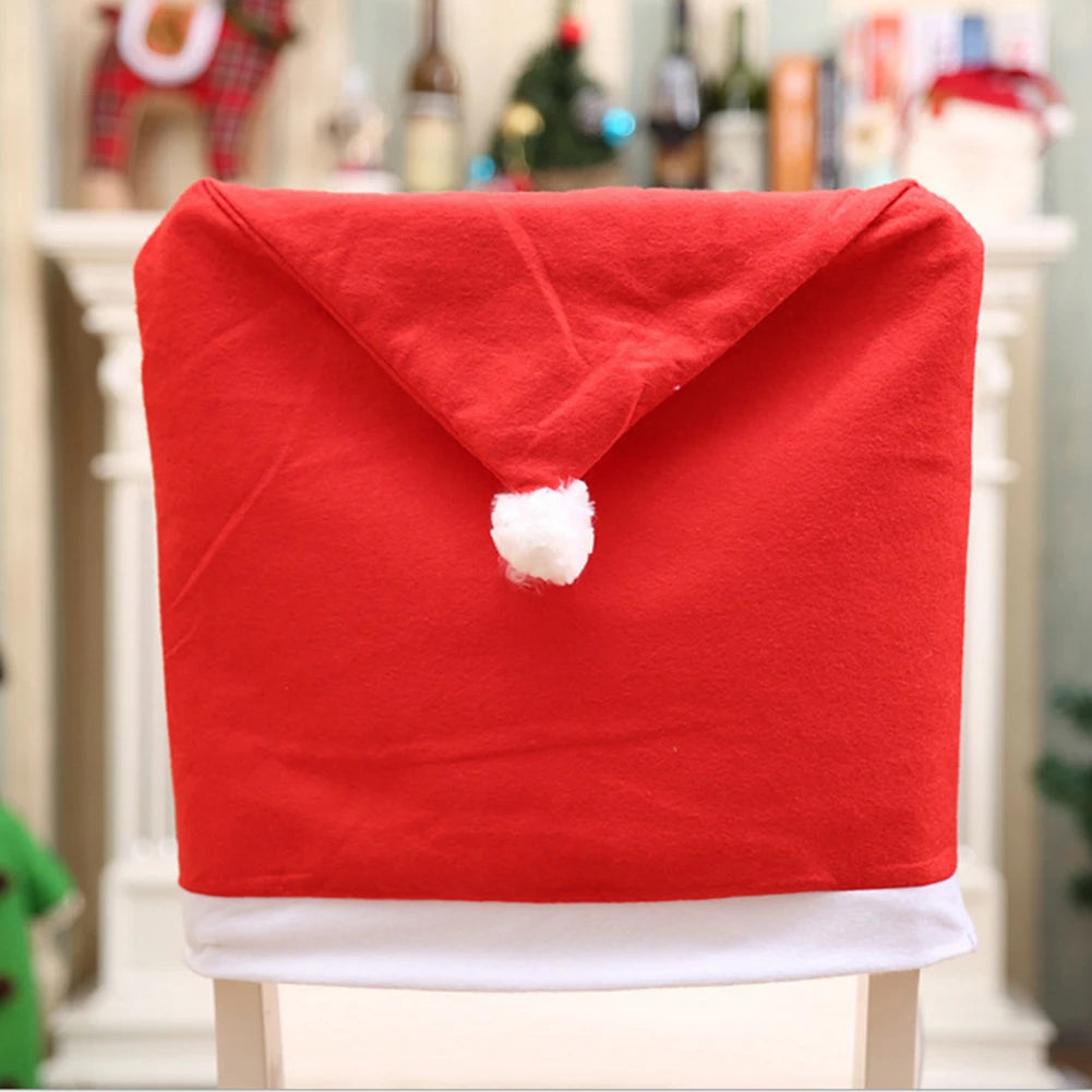 Red Christmas Chair Cover