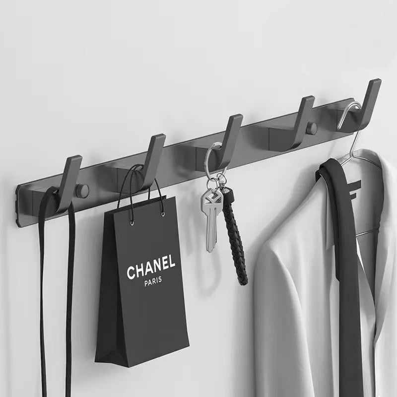 Wall Mounted Gray Towel Hanger