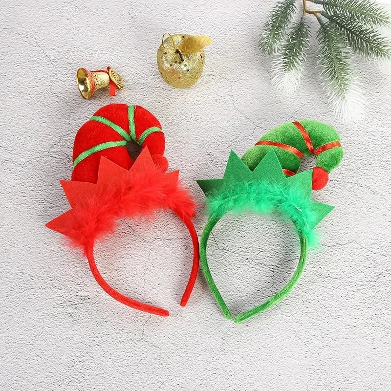 Christmas Elf Hat Headbands Lighted