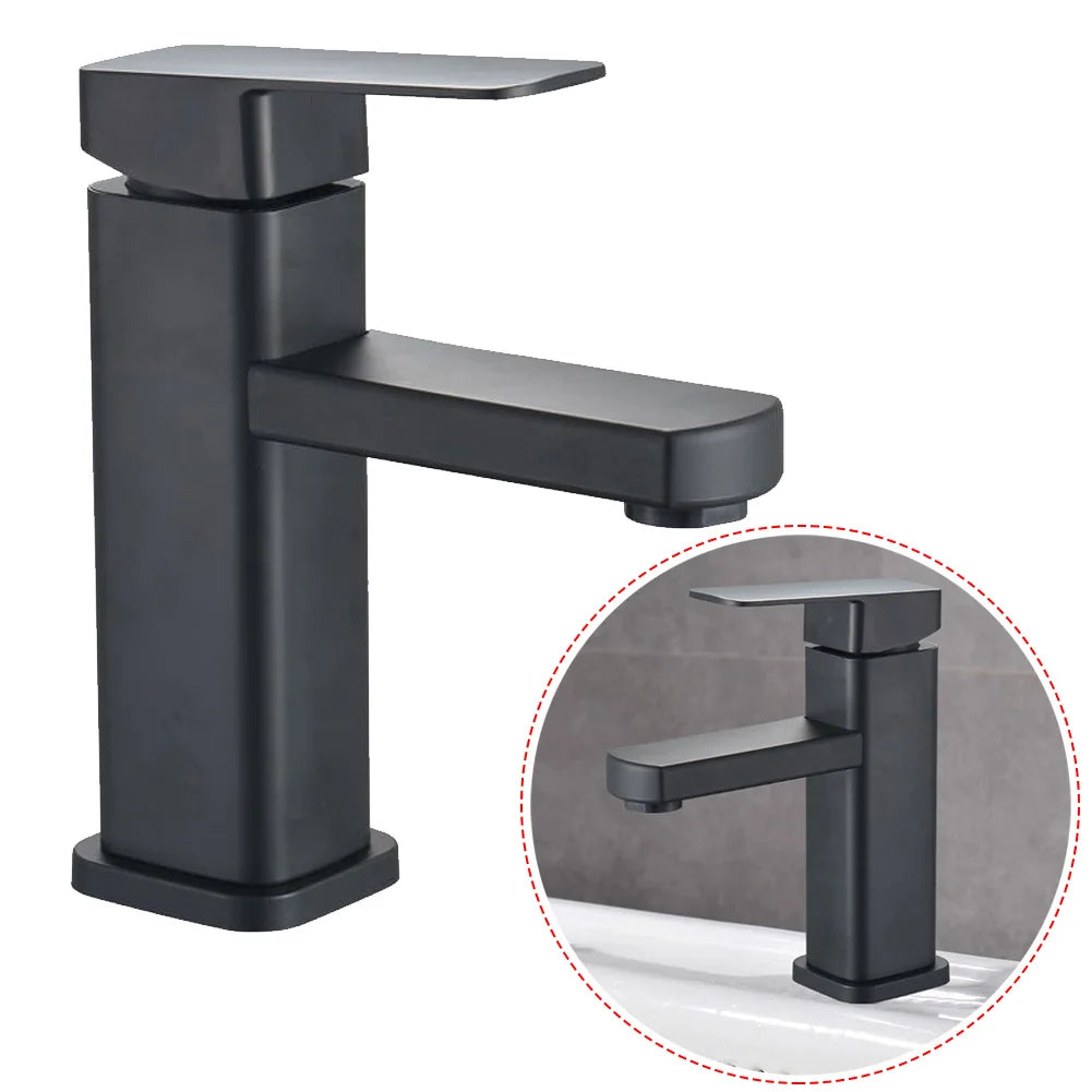 Black/Chrome Bathroom Faucets