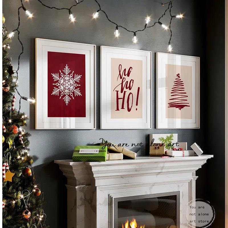 Christmas Wall Canvas Painting