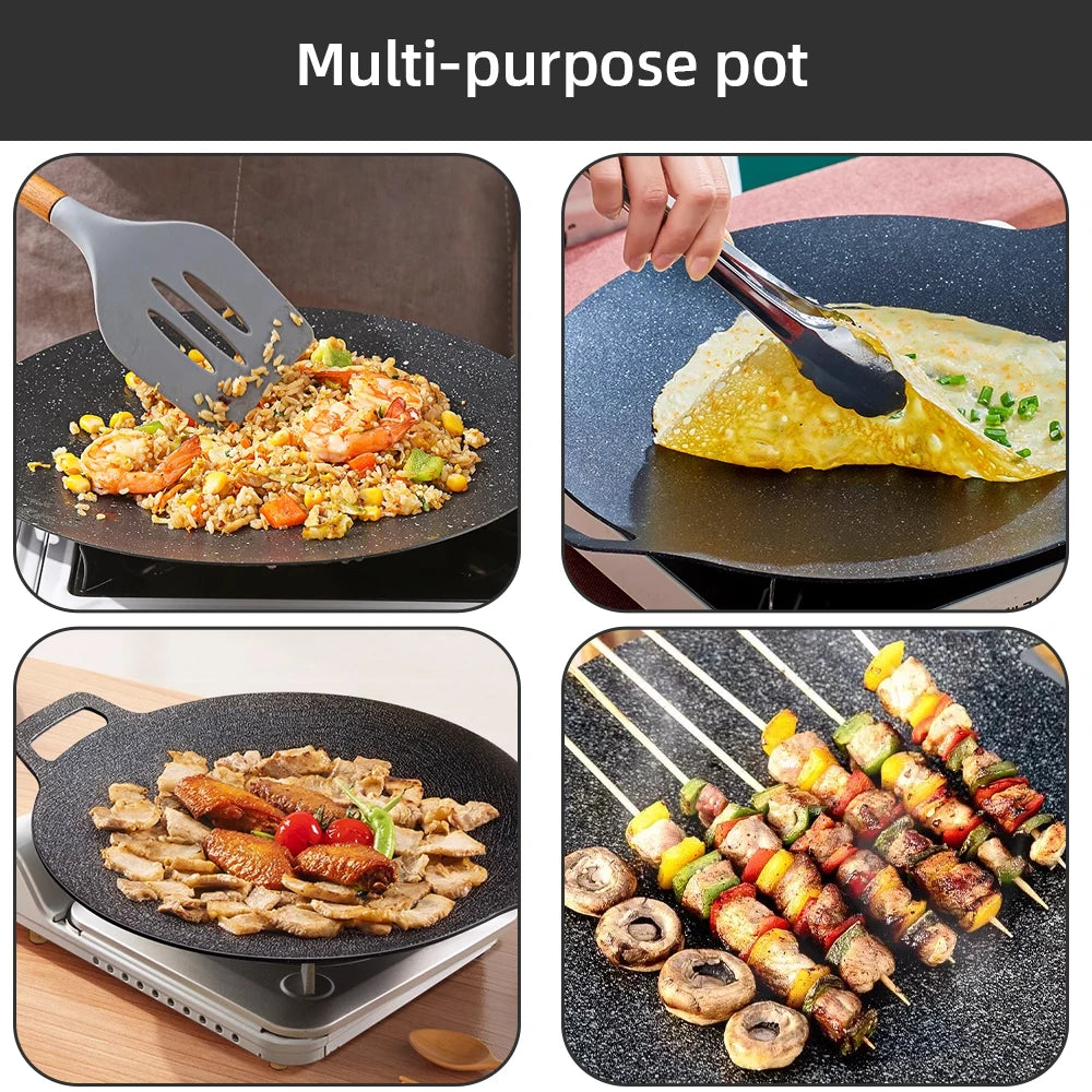 Grill Pan Korean Round Non-Stick