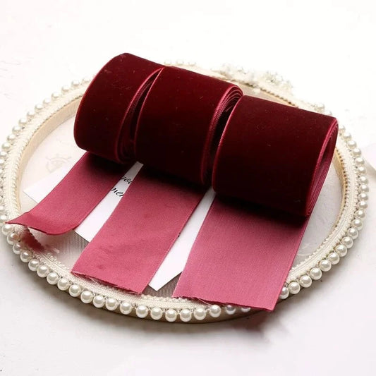 Velvet ribbon, 2 yards *1.57 inches,