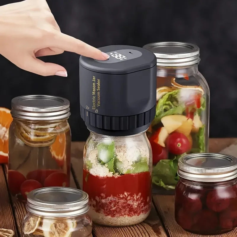 Electric Mason Jar Vacuum