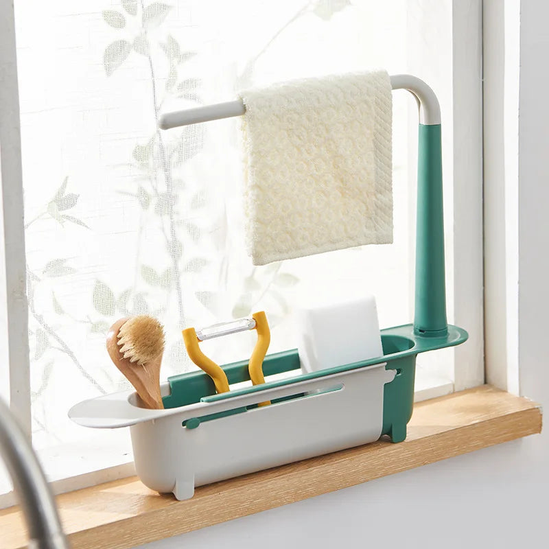 Telescopic Sink Shelf Kitchen