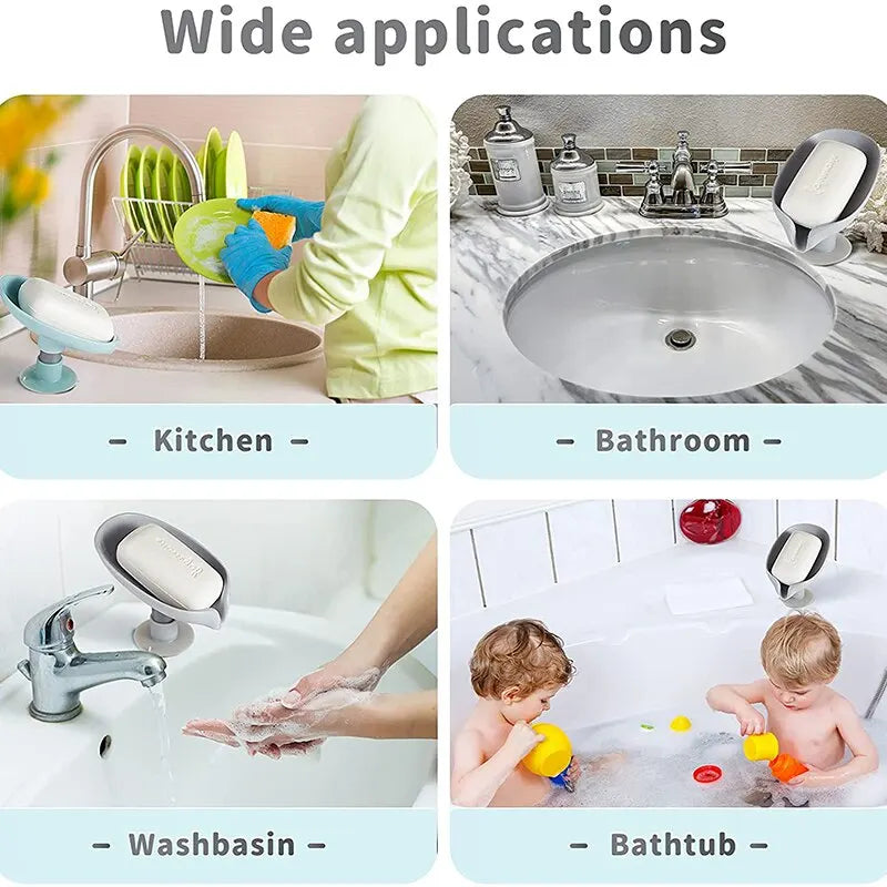 2pcs Drain Soap Holder