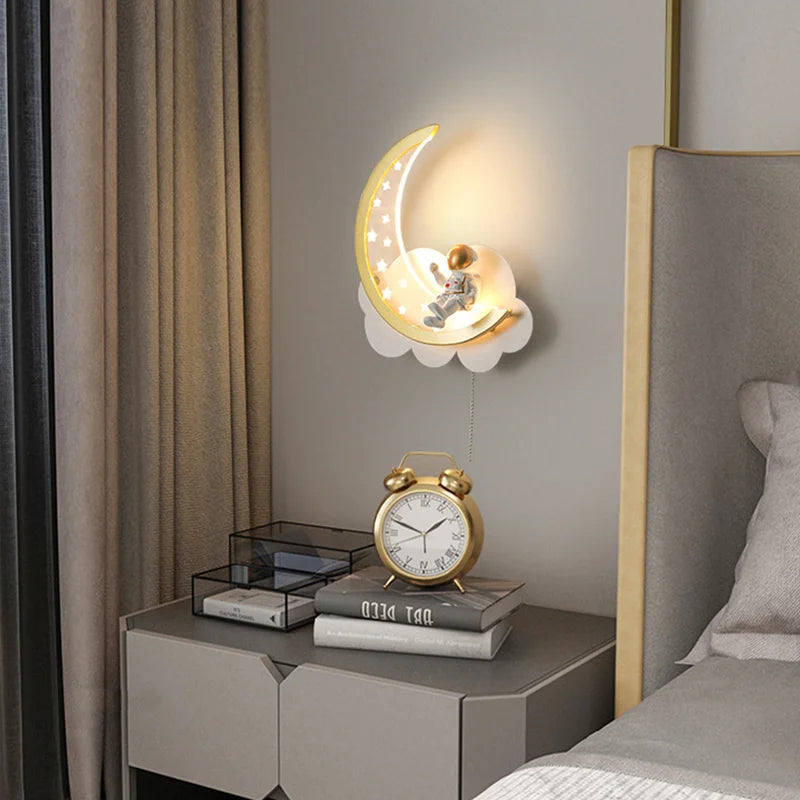 Modern Creative Moon Wall Lamp