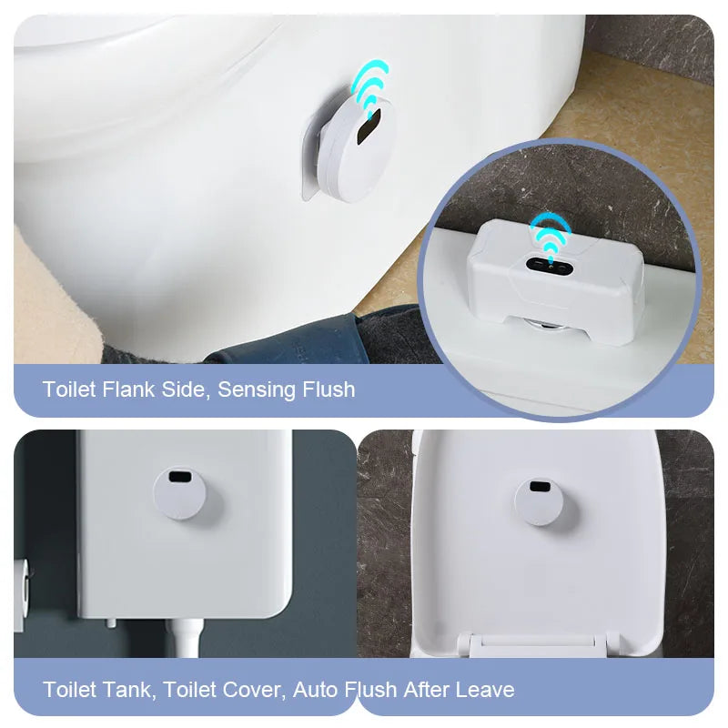 Automatic Toilet Flush Button Induction